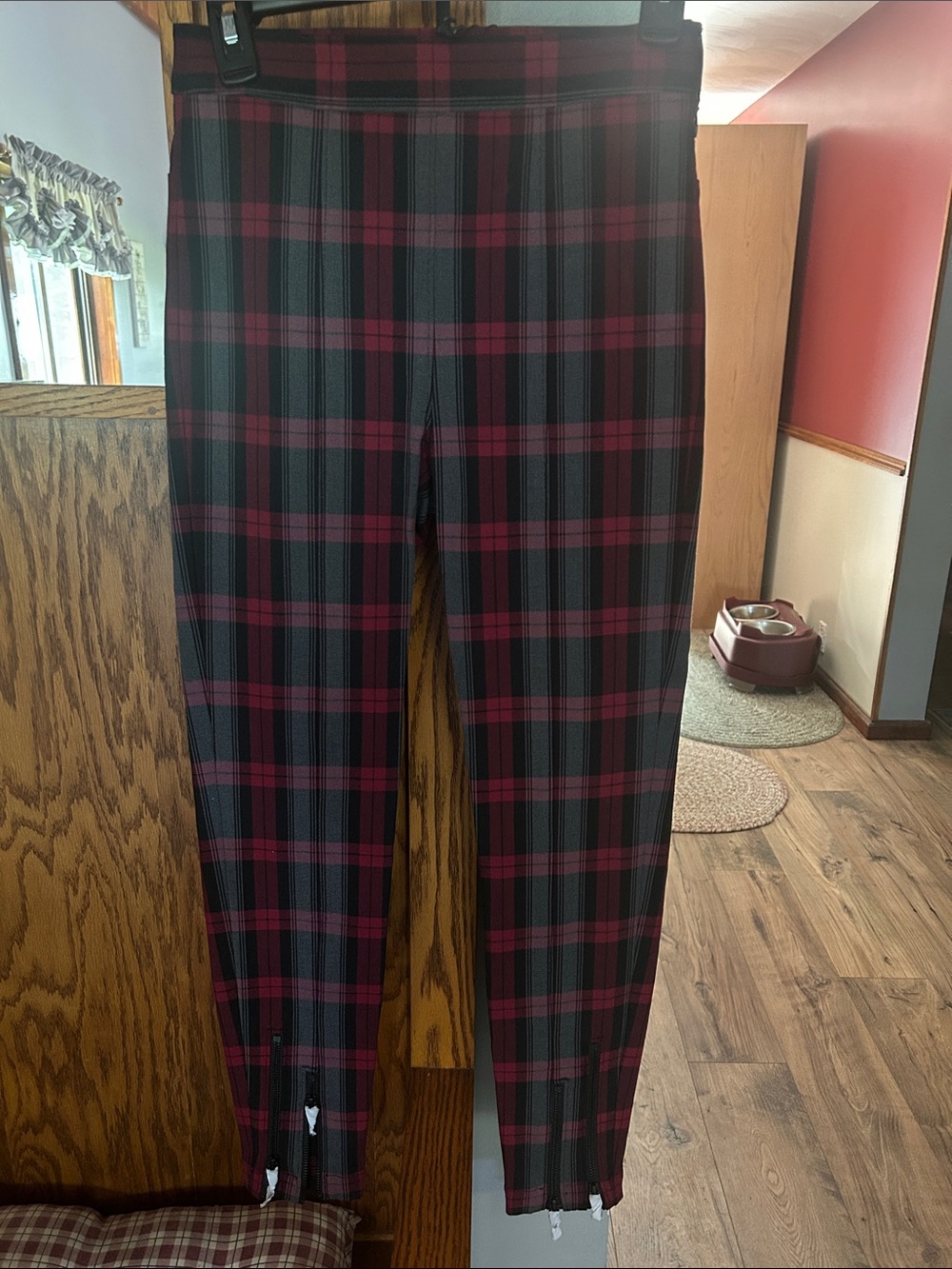 NWT “T” by Alexander Wang Plaid Leggings/Cropped Skinny Ankle Pants
